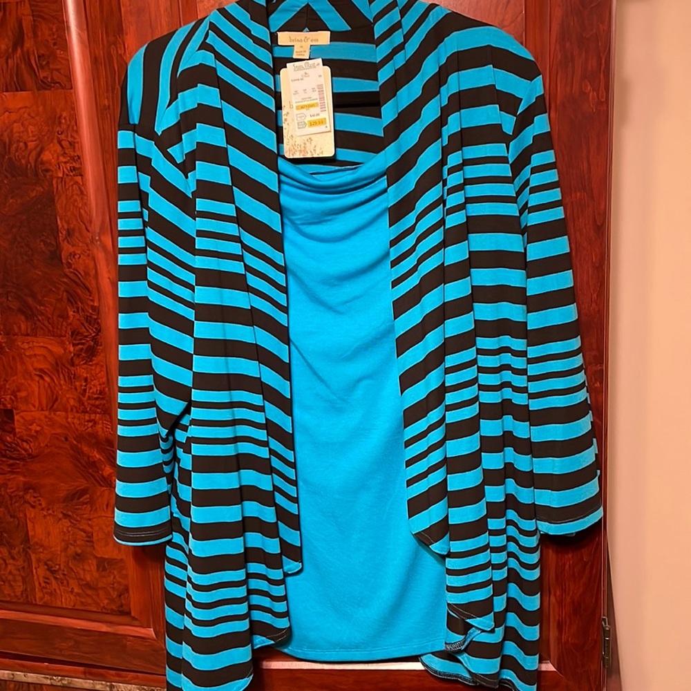 Brina & ‘Em attached 2 piece shirt.  New.  Never worn.